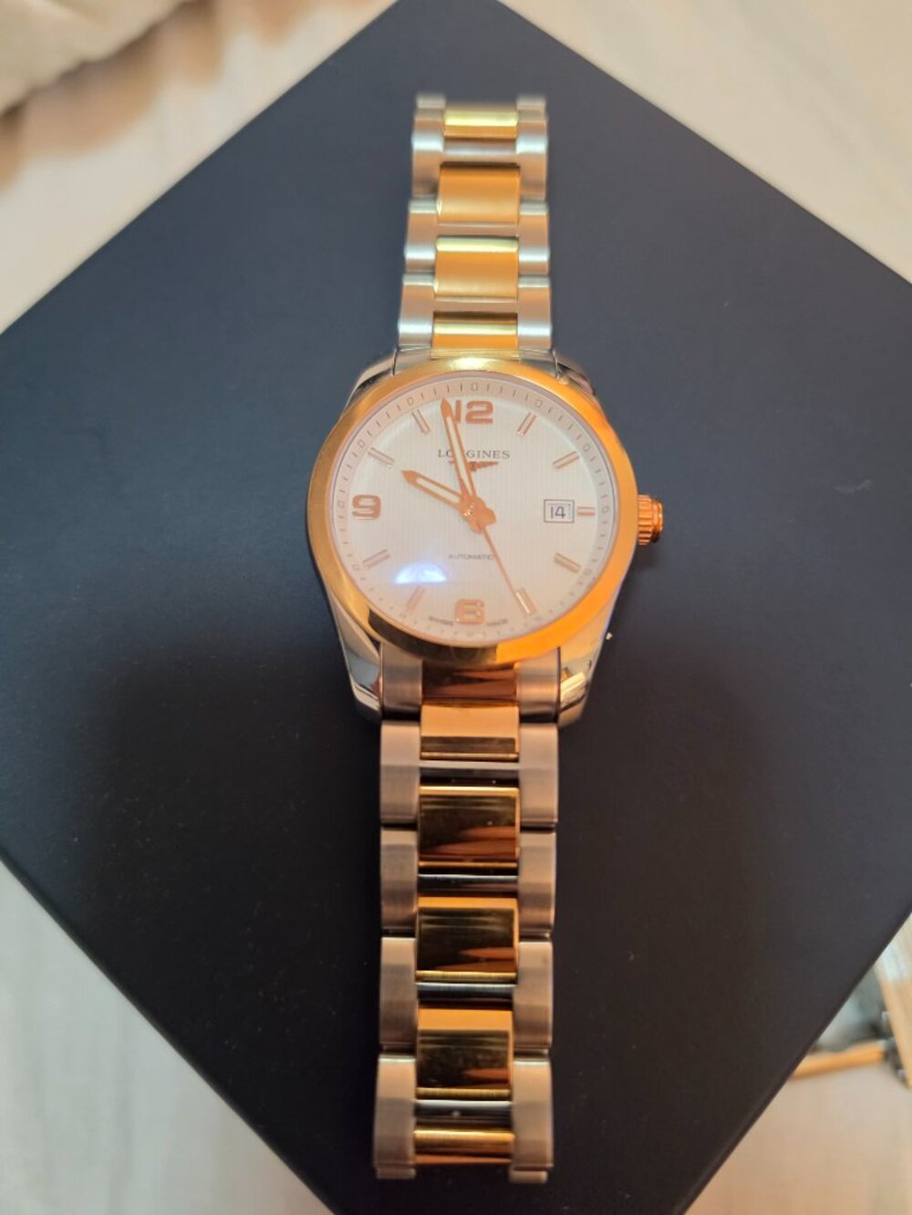 Longines Conquest Classic Automatic Two-Tone Rose Gold 18k Men’s Watch